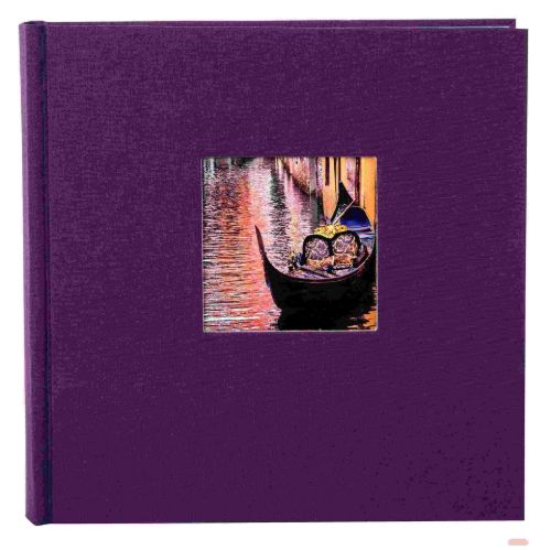 Bild von Einsteckalbum Hardcover geb. f.200 Fotos 10,5cmx15,5cm, p.p.,B.Vista dark aubergine