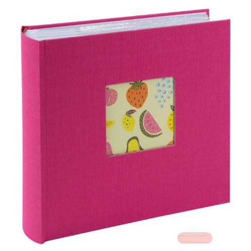 Bild von Einsteckalbum Hardcover geb. f.200 Fotos 10,5cmx15,5cm, p.p.,Bella Vista electric fuchsia