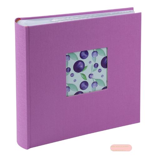 Bild von Einsteckalbum Hardcover geb. f.200 Fotos 10,5cmx15,5cm, p.p.,Bella Vista lavender