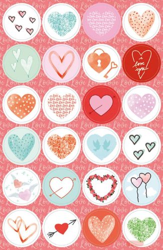 Bild von EVERY HEART, Sticker rund 1.9 cm, (96er-Pack) - VE 10 (Pack)