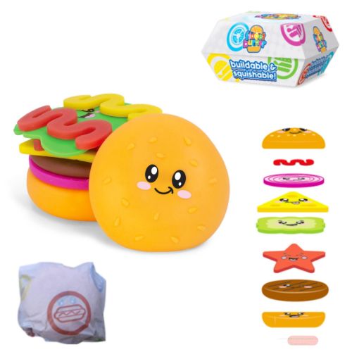 Bild von FIDGET BURGER,  Burger, ca.7cm, Box, Display - VE 12