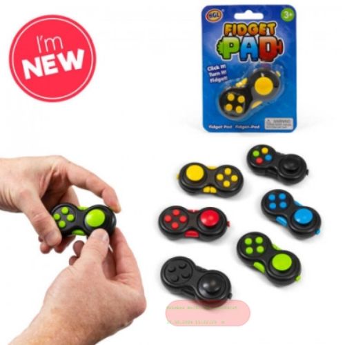 Bild von FIDGET PAD, Fingerspiel Konsole, ca.8x14cm, farblich gemischt, Blisterverpackung - VE 12