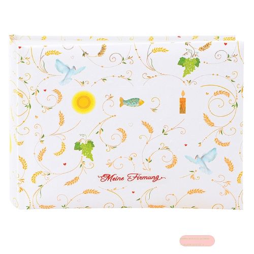 Bild von Firmungsalbum 22x16cm, 36 S.weiss, Ähren