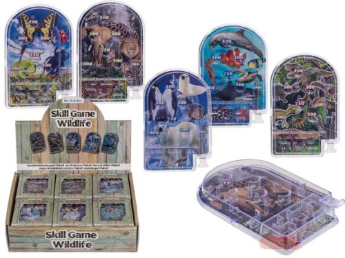 Bild von Flipper aus Kunststoff Wildtiere, ca.10x6,5cm, 5-fach ass.. im Display - VE 24