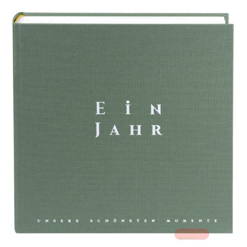 Bild von Fotoalbum 100 S. weiss, 30x31cm, mit 6 farb.illust.Seiten, ein Jahr, artichoke