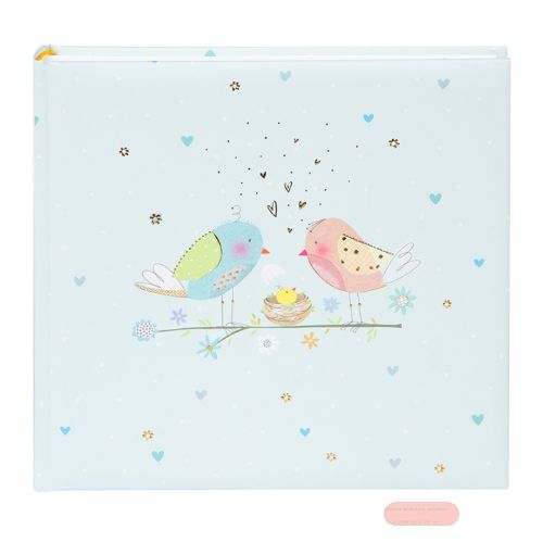 Bild von Fotoalbum 60 S.weiss, 25x25cm, Loving Birds Boy