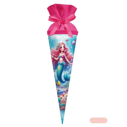Bild von Geschenk/Schultüte 35cm mit Filzverschluss, Prinzessin Aquarina - VE 5