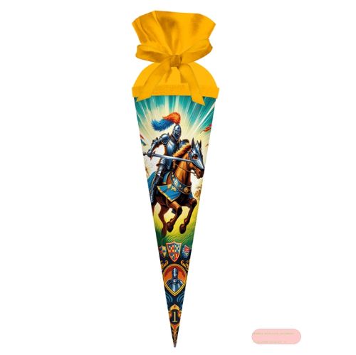 Bild von Geschenk/Schultüte 35cm mit Filzverschluss, Ritterhelden - VE 5