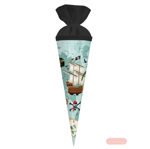 Bild von Geschenk/Schultüte 35cm mit Filzverschluss, Schatzsuche - VE 5