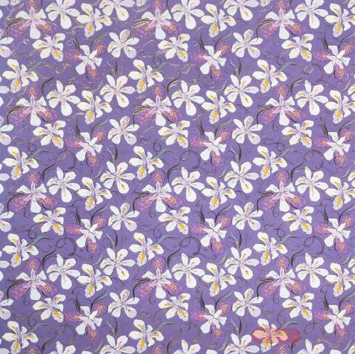 Bild von Geschenkpapier Bogen 50x70cm, Orchid Mood purple - VE 10