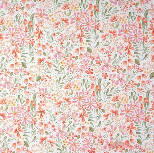 Bild von Geschenkpapier Bogen 50x70cm, Pianta rossa - VE 10