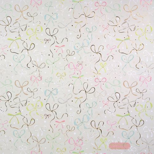 Bild von Geschenkpapier Bogen 50x70cm, Ribboné taupe - VE 10