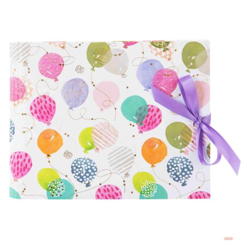 Bild von Fotobuch, 50 S.weiss mit verdeckter Spirale, 24,5x19,5cm, Happy Balloons