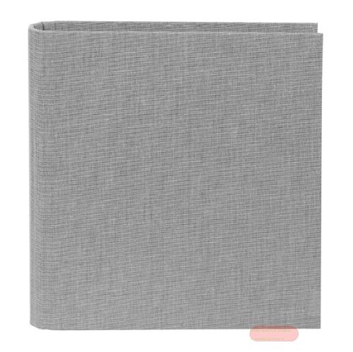 Bild von Foto-Ringbuch DIN A5 - 2-Ringmechanik, Leinen, Trend grau - VE 2
