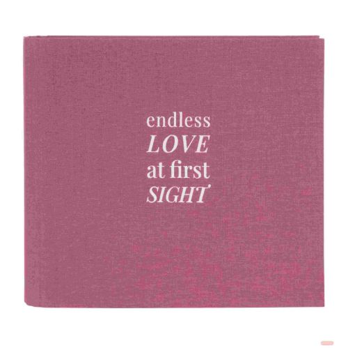 Bild von Foto-Gästebuch 28x25,5cm mit verdeckter 2-Ringmechanik, 50 Seiten, Linum 2.0 fuchsia