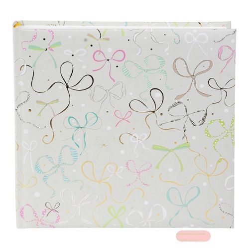 Bild von Fotoalbum 60 S.weiss, 25x25cm, Ribboné taupe_x000d_