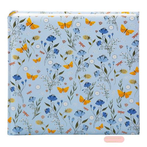 Bild von Fotoalbum 60 S.weiss, 25x25cm, Secret Garden blue