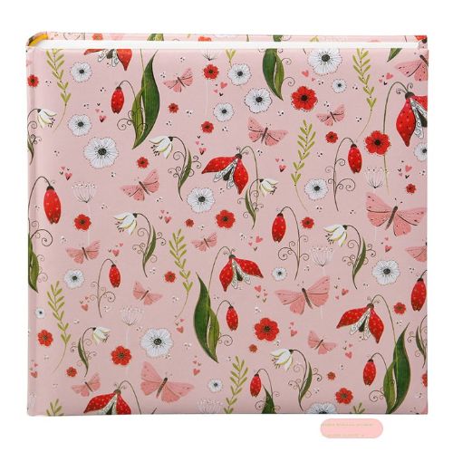 Bild von Fotoalbum 60 S.weiss, 25x25cm, Secret Garden pink
