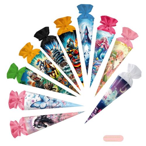 Bild von Geschenk/Schultütensortiment 50cm Boys & Girls mit Filzverschluss - VE 10