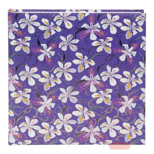 Bild von Fotoalbum 60 S.weiss, 30x31cm, Orchid Mood purple