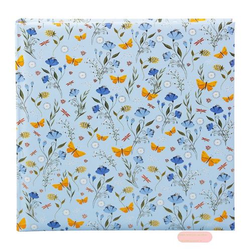 Bild von Fotoalbum 60 S.weiss, 30x31cm, Secret Garden blue