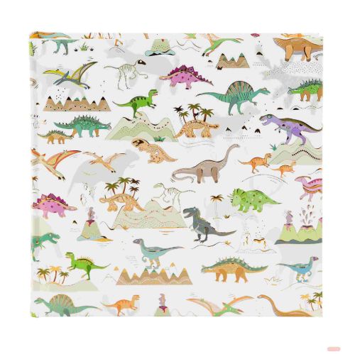 Bild von Fotoalbum Kinder 60 S.weiss, 25x25cm, Dinosauria
