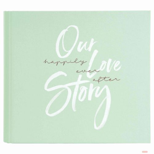 Bild von Fotobuch 28x25,5cm mit verdeckter 2-Ringmechanik, 50 Seiten, Our Love Story mint
