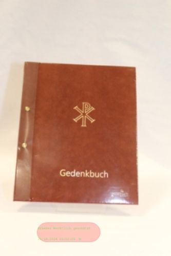 Bild von Gedenkbuch Xip  21x28cm, 25 Seiten chamois, Kunstleder rotbraun