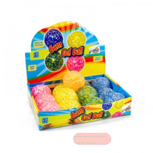 Bild von GEL BALL ca.6cm, mehrfarbig gemischt, Display - VE 12