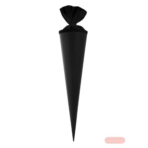 Bild von Geschenk/Bastelschultüte 70cm, mit Filzmanschette in schwarz - VE 5