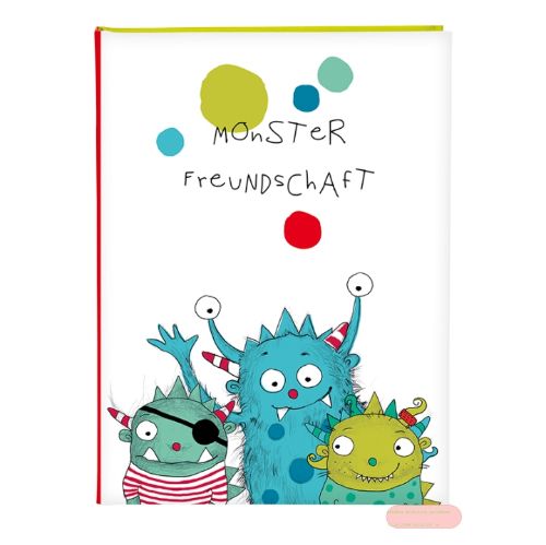 Bild von Freundebuch DIN A5 - 88 S.illustriert, Monster - VE 2