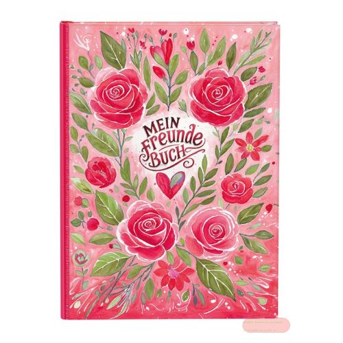 Bild von Freundebuch DIN A5 - 88 S.illustriert, Rosentanz - VE 2
