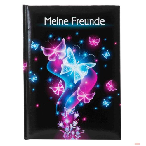 Bild von Freundebuch DIN A5 - 88 S.illustriert, Schmetterling - VE 2