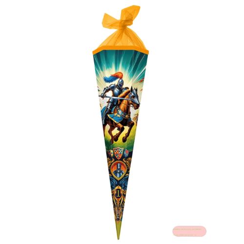 Bild von Geschenk/Schultüte 85cm mit Tüllverschluss, Ritterhelden - VE 3