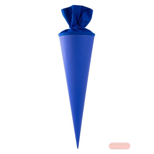 Bild von Geschenk/Basteltüte 50cm, mit Filzmanschette, blau - VE 5