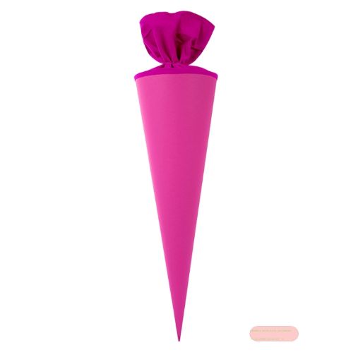 Bild von Geschenk/Basteltüte 50cm, mit Filzmanschette, pink - VE 5