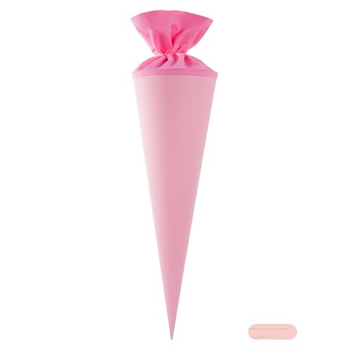Bild von Geschenk/Basteltüte 50cm, mit Filzmanschette, rosa - VE 5