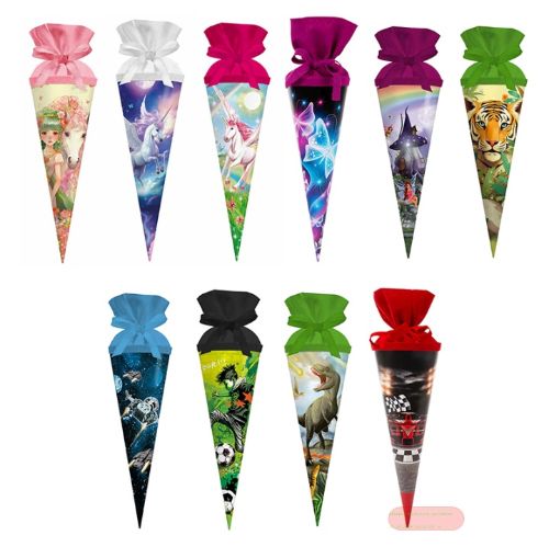 Bild von Geschenk/Schultüte 35cm Gross-Sortiment 20er Set Filzverschluss