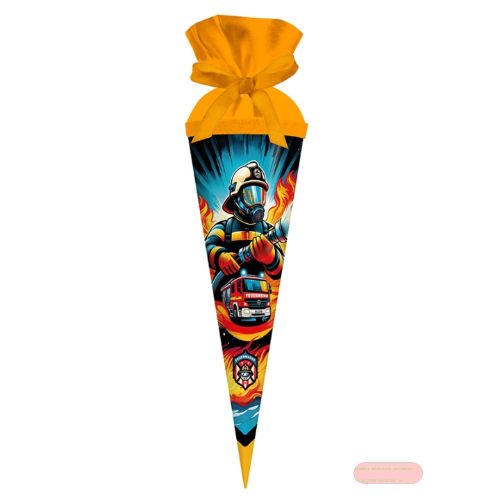 Bild von Geschenk/Schultüte 35cm mit Filzverschluss, Feuerwache - VE 5