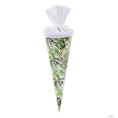 Bild von Geschenk/Schultüte 35cm mit Filzverschluss, H.Stuff - Monstera - VE 5