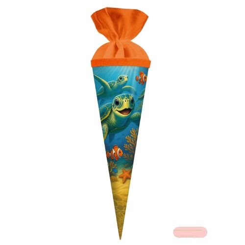 Bild von Geschenk/Schultüte 35cm mit Filzverschluss, Meeresfreunde - VE 5