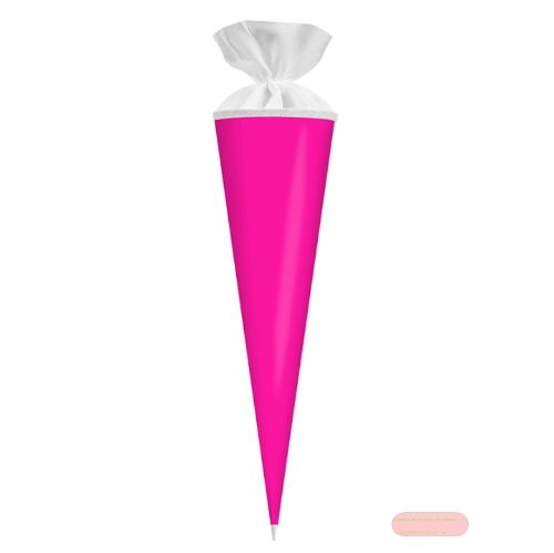 Bild von Geschenk/Schultüte 35cm mit Filzverschluss, Neonpink - VE 5