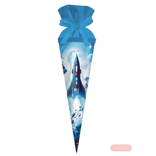 Bild von Geschenk/Schultüte 35cm mit Filzverschluss, Weltraum - VE 5