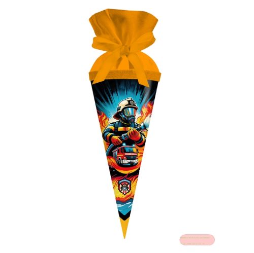 Bild von Geschenk/Schultüte 50cm mit Filzverschluss, Feuerwache - VE 5