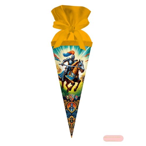 Bild von Geschenk/Schultüte 50cm mit Filzverschluss, Ritterhelden - VE 5