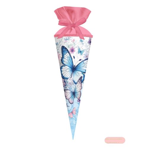 Bild von Geschenk/Schultüte 50cm mit Filzverschluss, Schmetterlingsgarten - VE 5