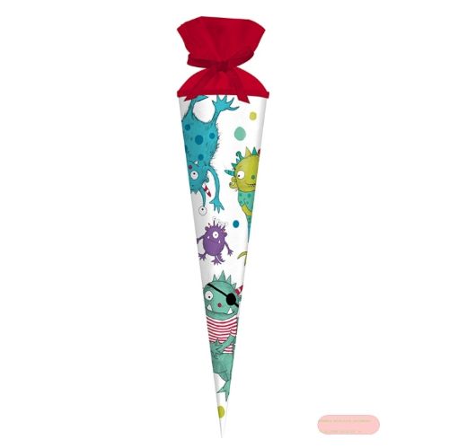 Bild von Geschenk/Schultüte 70cm mit Filzverschluss, Monster - VE 3