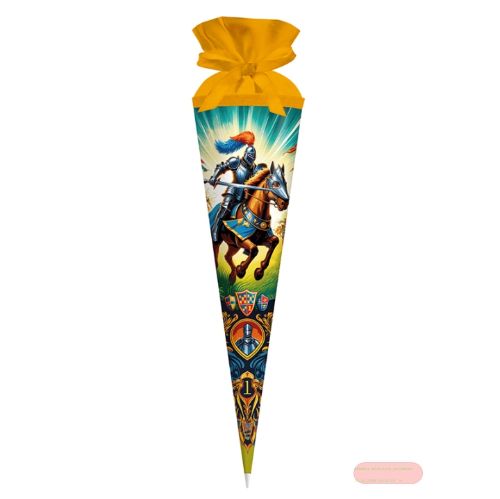 Bild von Geschenk/Schultüte 70cm mit Filzverschluss, Ritterhelden - VE 3