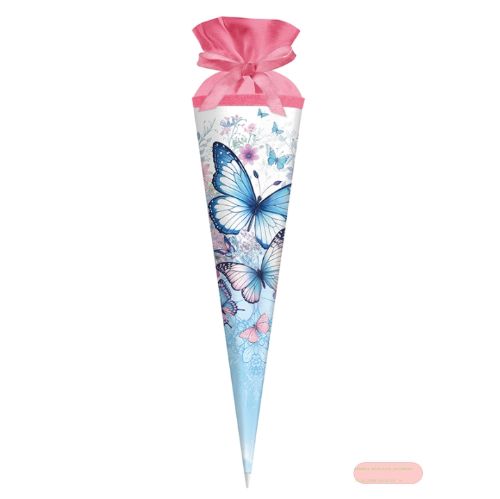 Bild von Geschenk/Schultüte 70cm mit Filzverschluss, Schmetterlingsgarten - VE 3