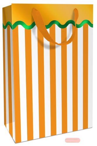 Bild von Geschenktasche laminiert matt, 25x33x11cm, Adria tangerine - VE 8